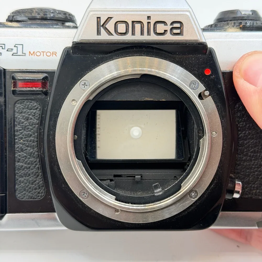 Konica SLR Camera Body Lot Autoreflex T3 FT-1 Motor TC 35mm Film Parts Repair